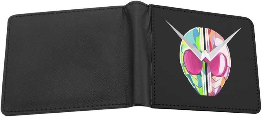 Amazon.co.jp: 二つ折り 財布 仮面ライダー ダブル 革 メンズ