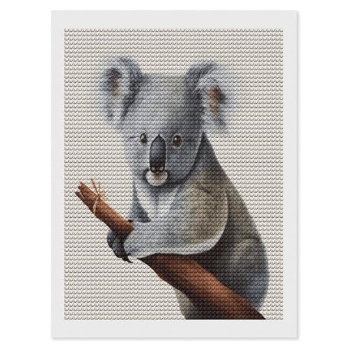 Kit de pintura fotográfica de diamante de koala, el regalo creativo ideal para adultos