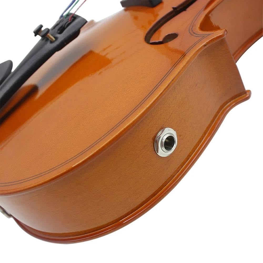 Violín instrumento musical Violín Acústico Eléctrico De Madera Maciza 4/4