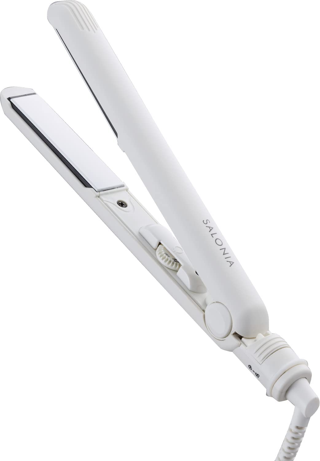 SALONIA サロニア ストレートアイロン ヘアアイロン 24mm SL-004SAGR グレー【Amazon.co.jp限定】
