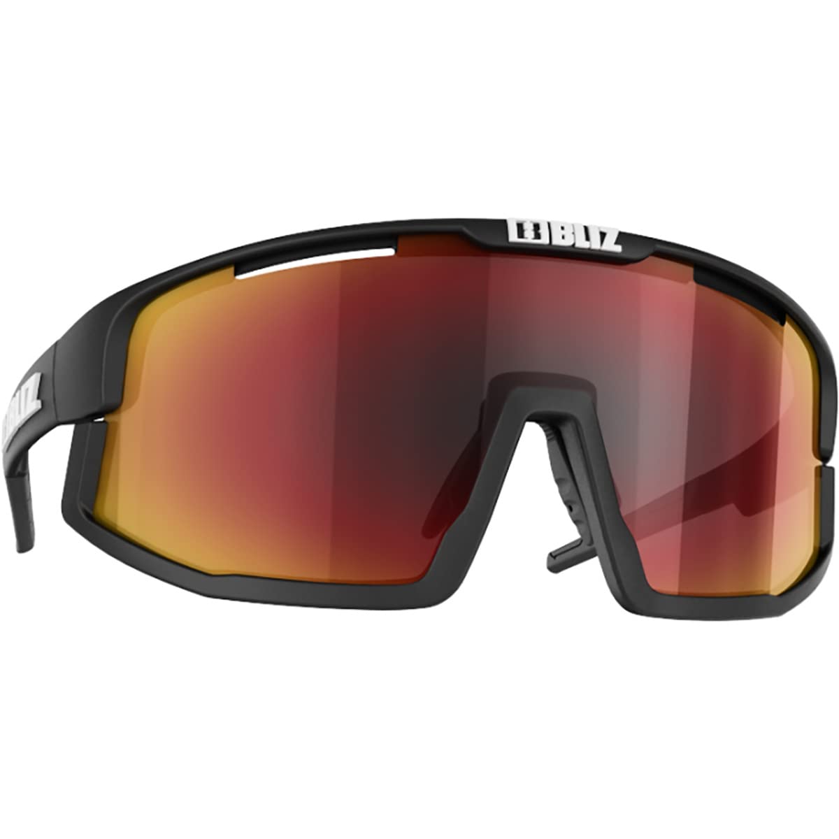 Bliz Vision Sonnenbrille matt black-brown red multi Einheitsgröße