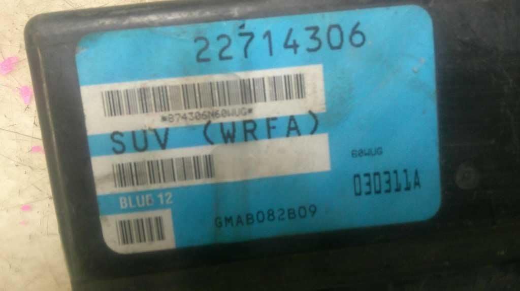 Body Control Module BCM Center Dash Fits 03 Saturn VUE 22714306