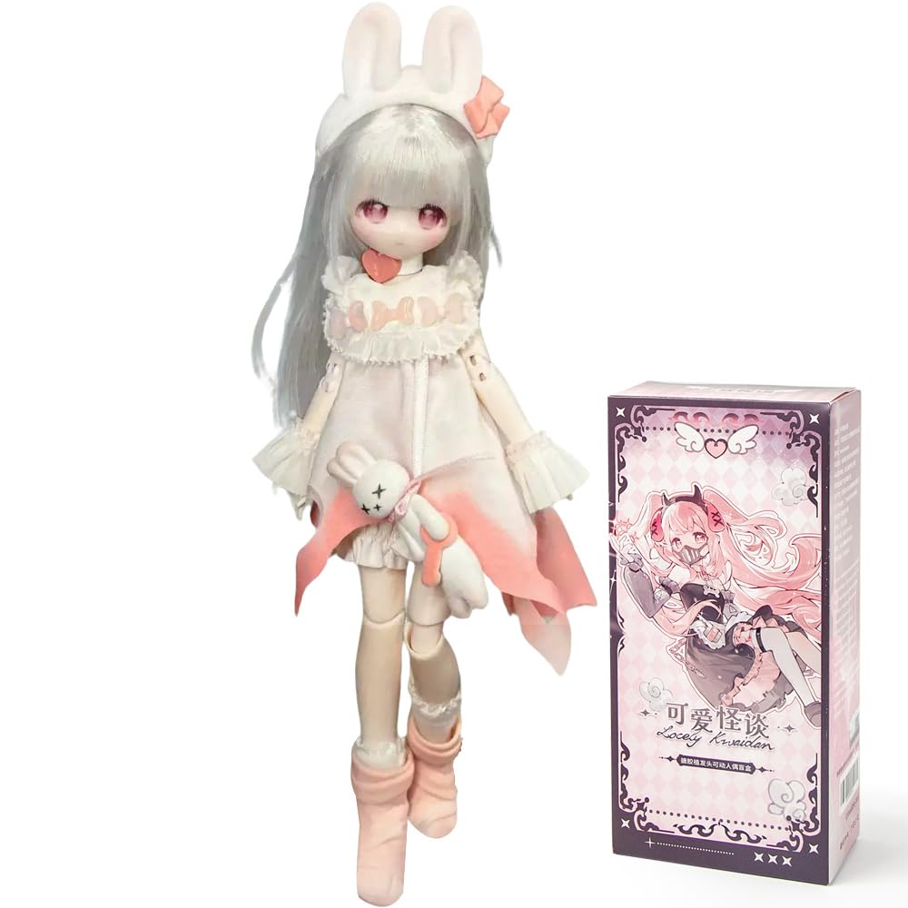 1/8 BJD Haartransplantationspuppe Niedliche (Two Boxes) | Geistergeschichten-Serie Sammelfigur zum Anziehen und Verschenken