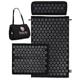 Dakini 指圧マットと枕セット エクストラミニ指圧マッサージマット オーガニックコットン 腰痛用鍼マットと枕セット アキュポイントマット ウェルネスのためのリラクゼーションギフト