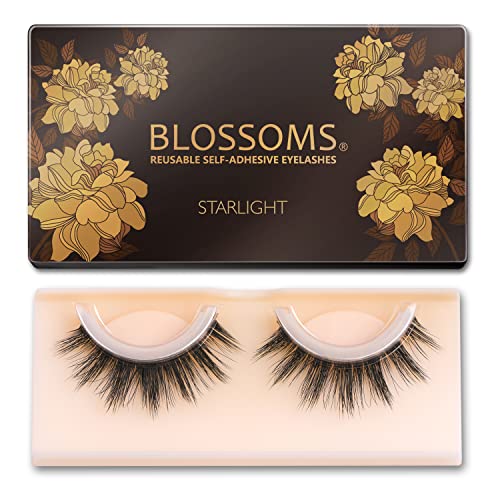 EYELASH EVOLUTION Reusable Self Adhesive Eyelashes Paired Lashes No Glue Required No Liquid Eyeliner Easy To Put On Soft & Comfortable Without Irritation (LC-456 Starlight)
