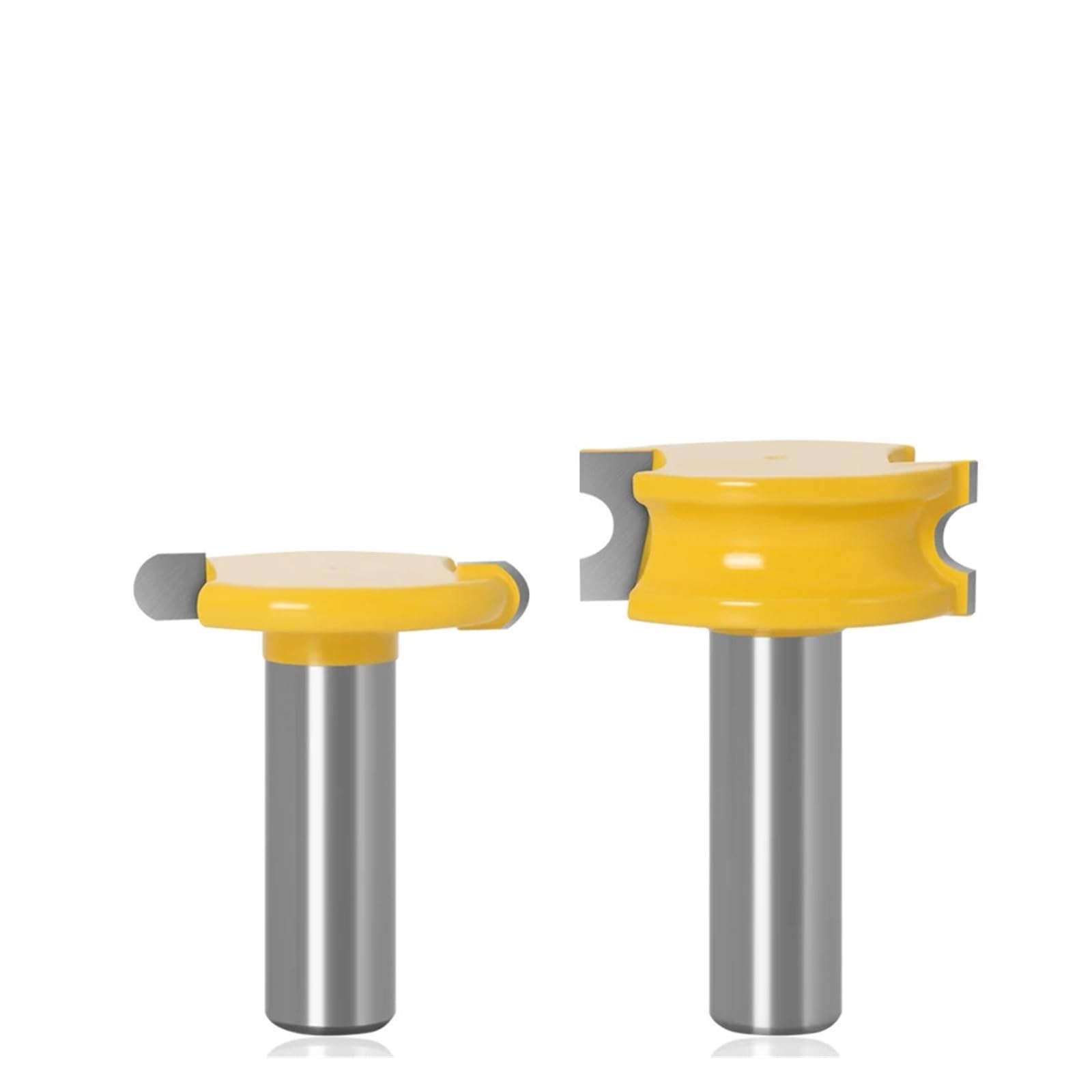 2pcs 6mm 1/4" 8mm 12mm 1/2" Shank Dia Canoe Flute and Bead Router Bit Wood Cutter Woodworking Milling(6.35mm Shank)