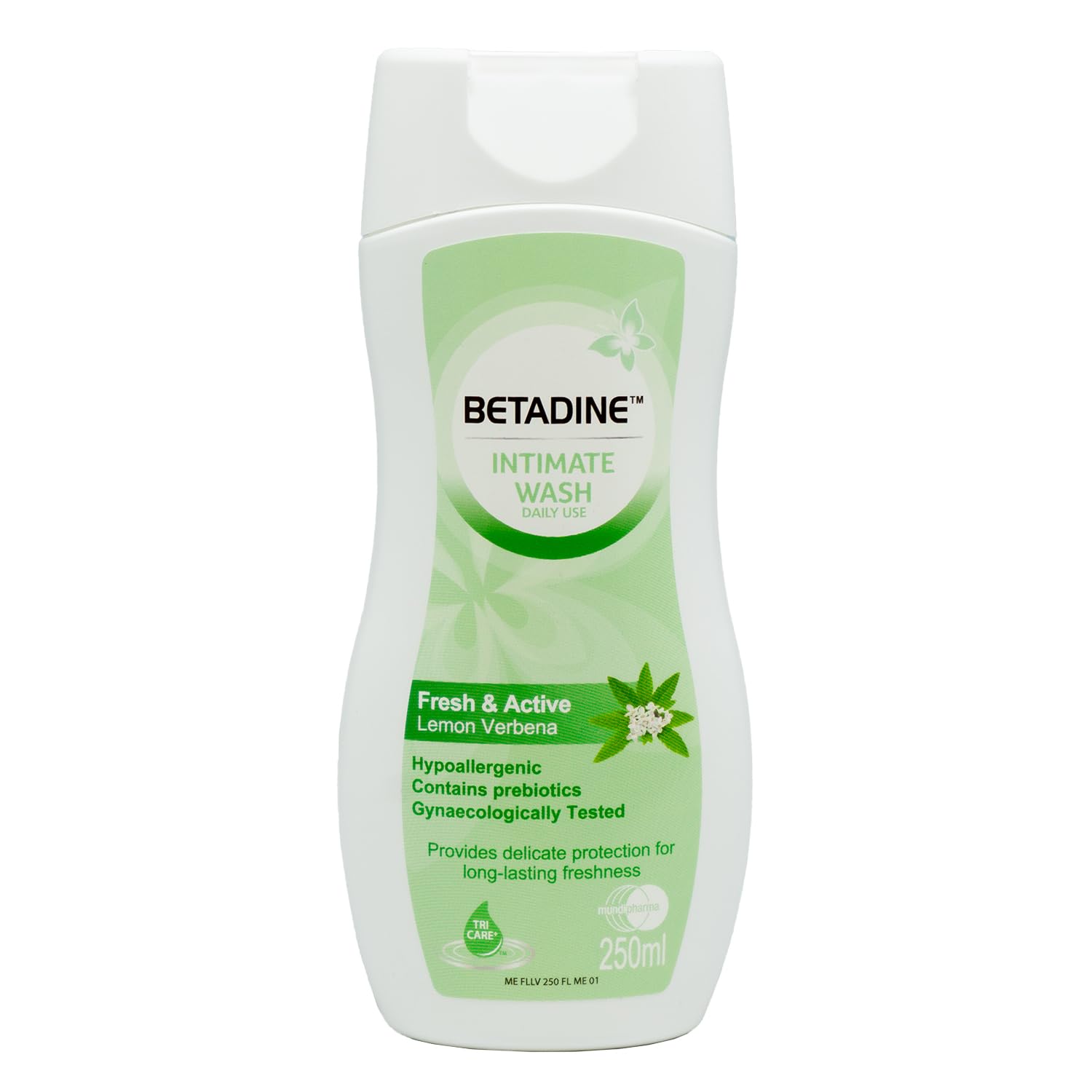 BETADINE INTIMATE WASH DAILY USE - FRESH & ACTIVE LEMON VERBENA 250ML