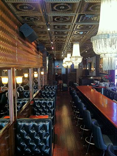 Laurel Wreath-Faux Tin Ceiling Tile - Antique Brass 25-Pack #TOP3