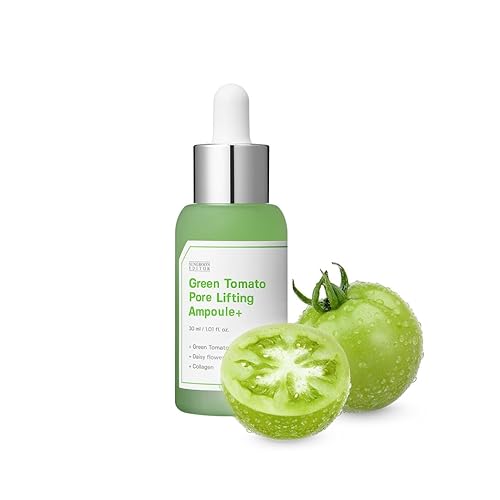 SUNGBOON EDITOR Ampolla de levantamiento de poros de tomate verde + Suero facial instantáneo que minimiza y aprieta los poros para poros dilatados