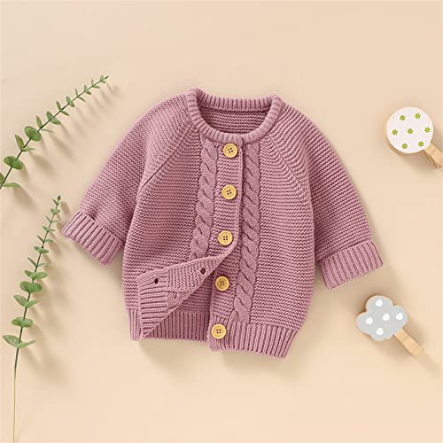 Boys Down Jackets Windproof Baby Girl Boy Knit Cardigan Sweater Warm Pullover Tops Toddler Infant (Pink, 0-3 Months) #TOP6