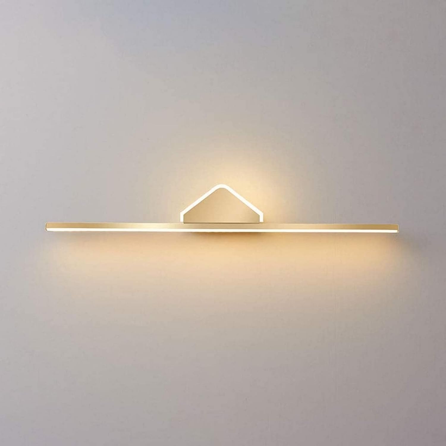 wall lamp Światło na lustro łazienkowe 9W LED Lustrzana lampa przednia, Kinkiety ścienne Złote metalowe lampy lustrzane do makijażu, Oświetlenie szafki lustrzanej, Oprawy oświetleniowe wiszące Wall