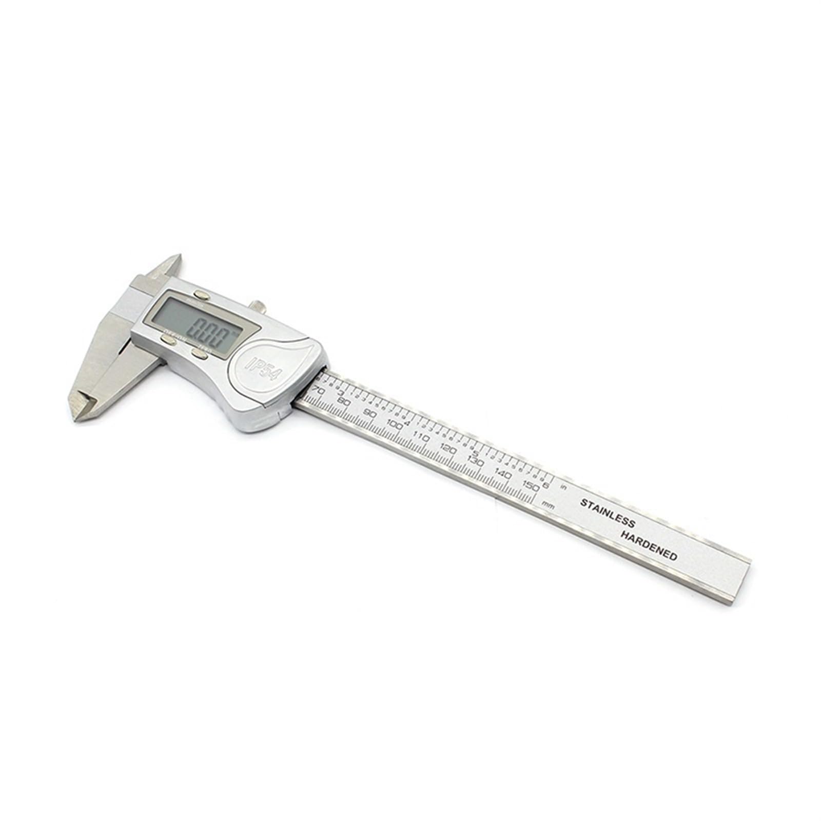 Micrómetro 0-150 mm 0,01 IP54 Digital Vernier Caliper Ruler Vernier Caliper Micrómetro Calibradores Digitales de Alta precisión for Herramientas de medición