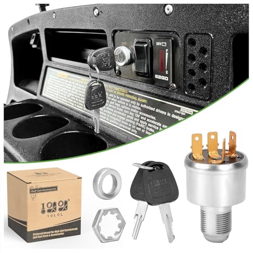 Panne de clé EZGO ? Commutateur d'allumage chariot de golf 4 bornes OEM 33639-G01