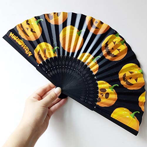 NUOBESTY 5 PeÃ§as de Ventiladores de Papel Do Dia Das Bruxas Ventilador DobrÃ¡vel DecoraÃ§Ãµes para