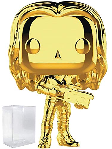 Marvel Studios 10th Anniversary - Gamora (Gold Chrome) Funko Pop! Vinyl Figure (Includes Compatible Pop Box Protector Case)