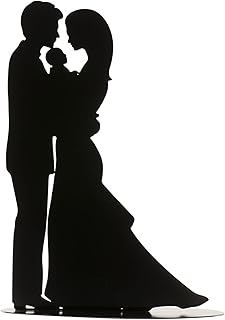Dekora - Hochzeitsdeko | Cake Topper Hochzeit - Brautpaar Figuren beim Küssen