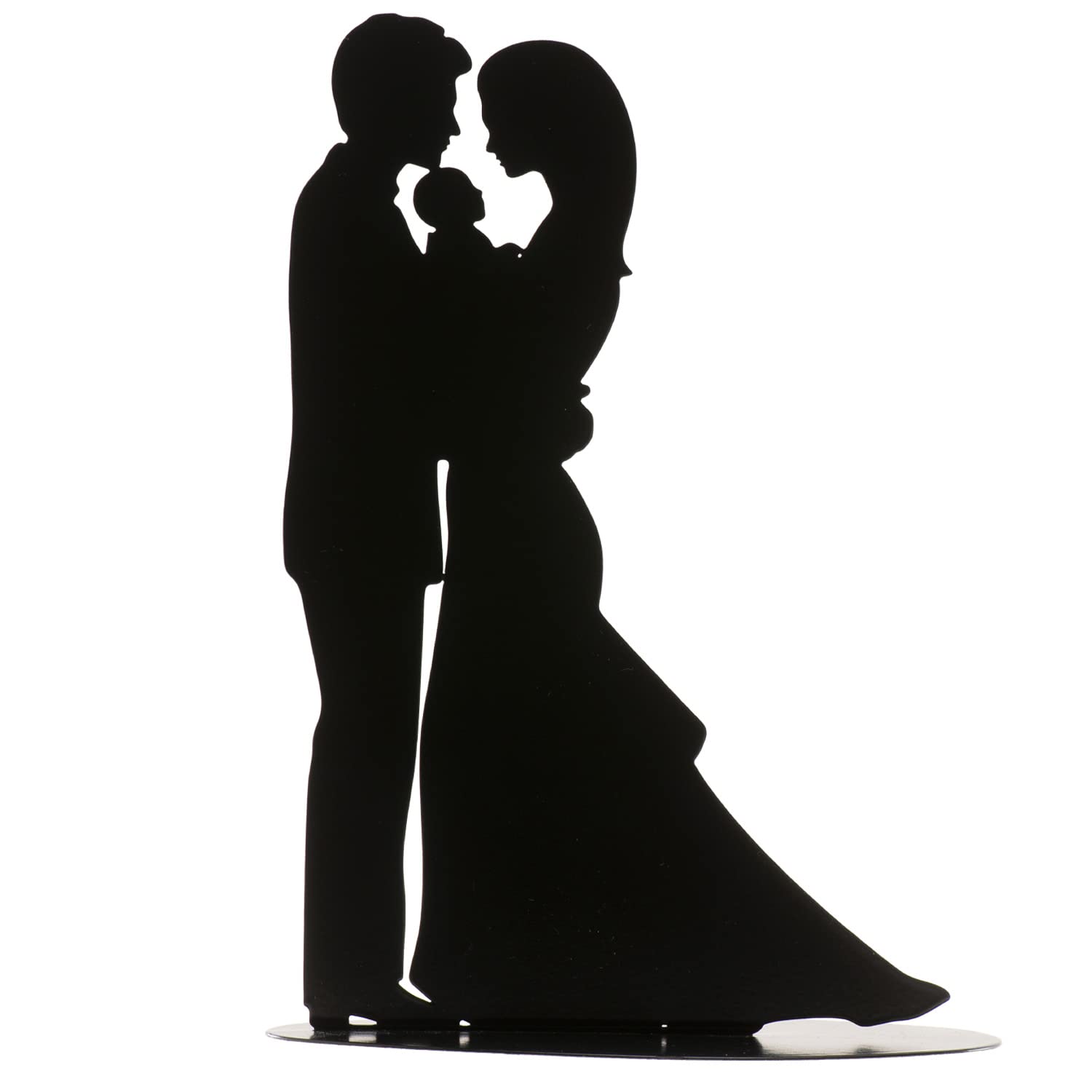 dekora Wedding | Topper Bridal Decoration-Figure Bride and Groom with Baby (305102)