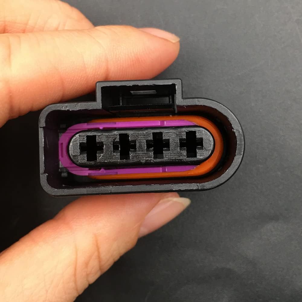 4PCS Ignition Coil Connector Repair Kit Harness plug +1pcs 0.3CM Space Take-up Tool Compatible with Audi VW 4B0 973 724 4B0973724