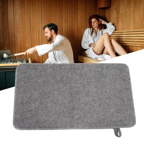 Generic Felt Sauna Mat, Water Absorption, Heat Insulation, Felt Material, Fine Stitches, Hanging, Sauna Accessory, Generic48atgh0rox