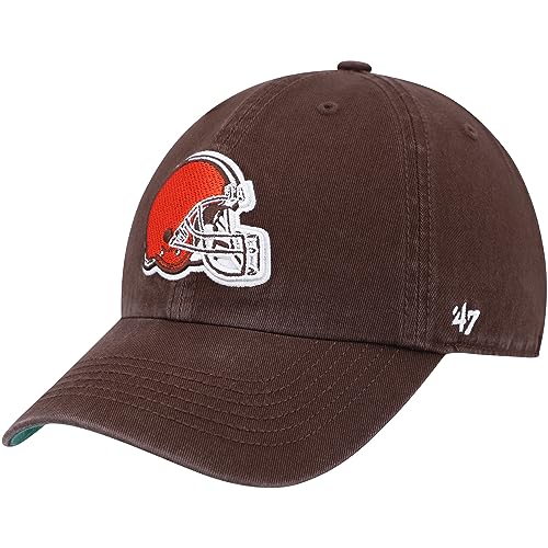 '47 Men's Brown Cleveland Browns Franchise Team Fitted Hat