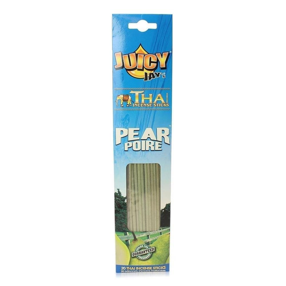 Vastu Black/Orange/Brown Juicy Jay's Scented Thai Incense Sticks By (Pear)