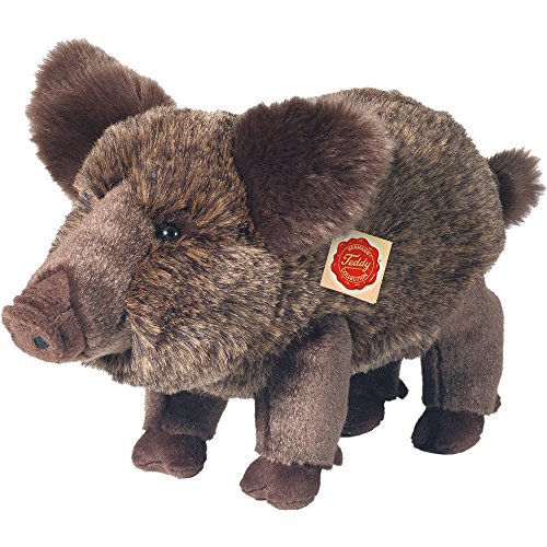 Teddy Hermann 90831 Wildschwein 30 cm, Kuscheltier mit...