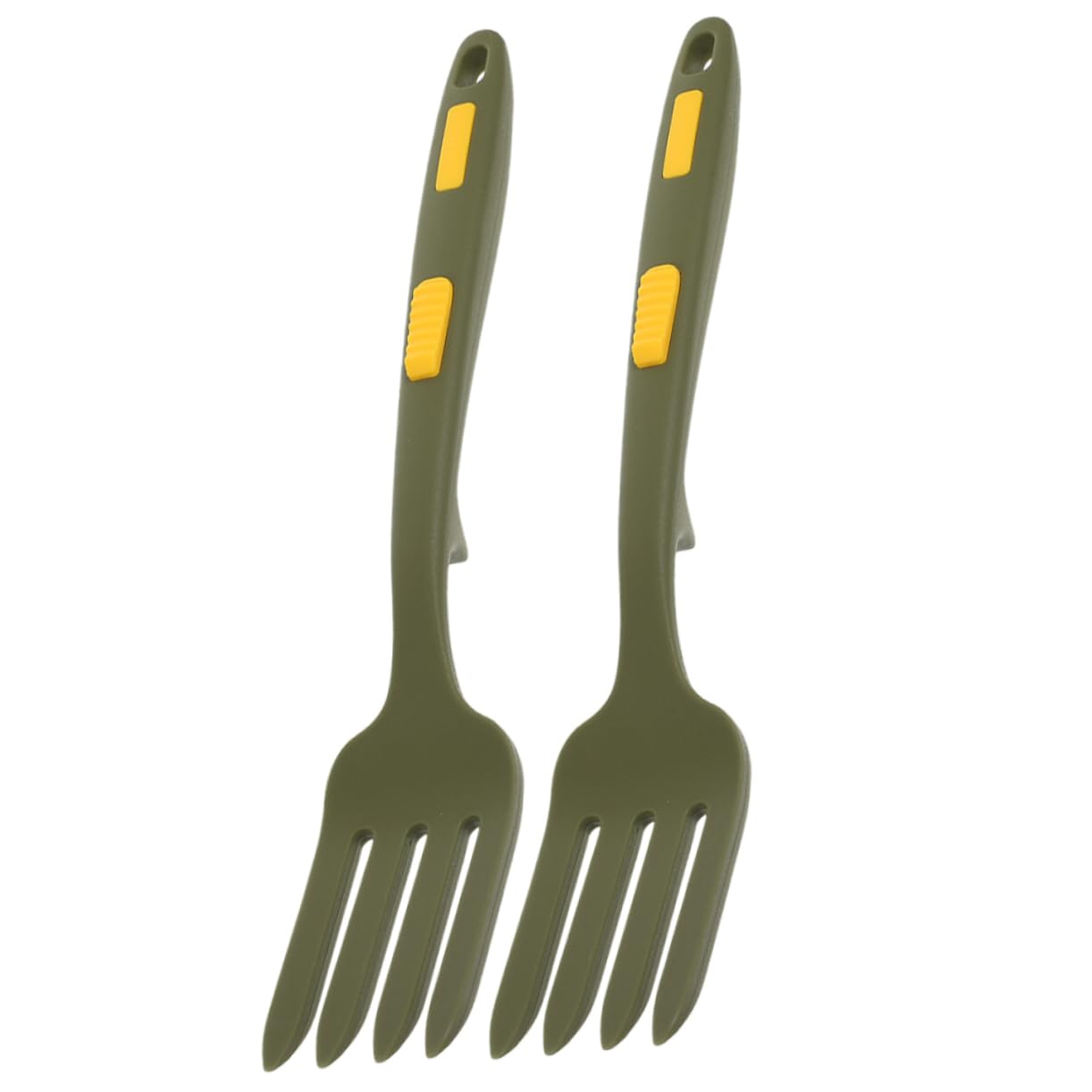 KICHOUSE Silicone Flexible Forks Heat Resistant Cooking Fork for Cooking Spaghetti Tester Kitchen