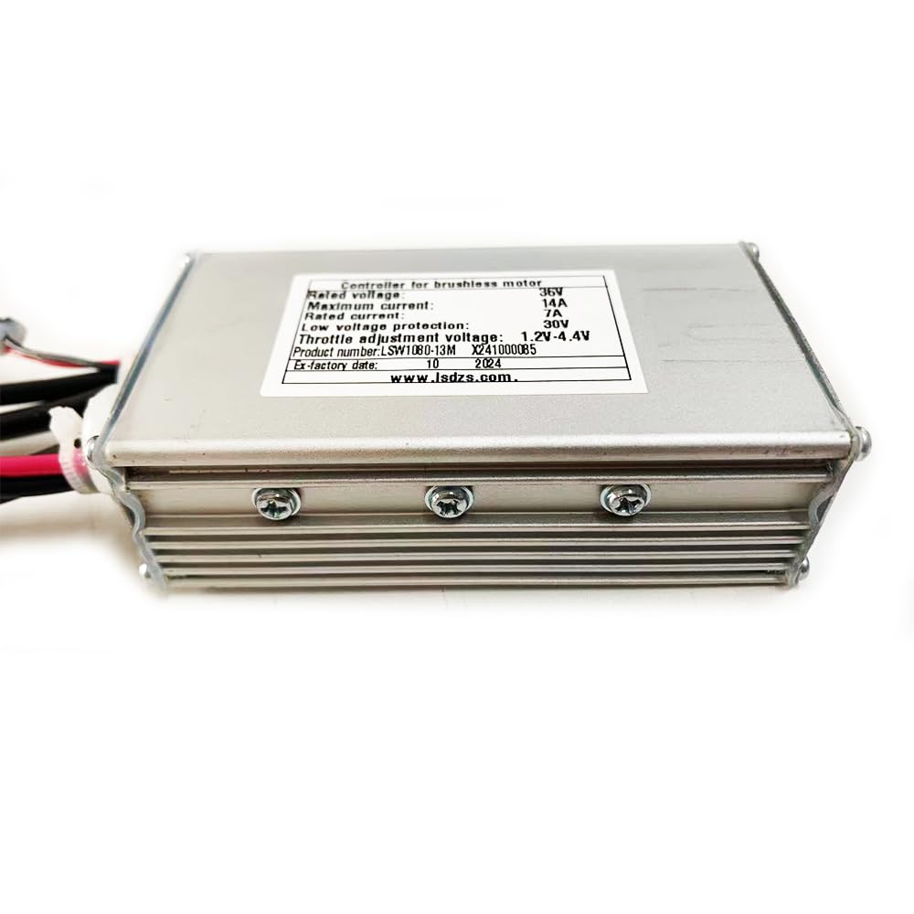 LSW1080-13M Contrôleur de Vélo Électrique 36V 14A Contrôleur de Moteur sans Balais pour Vélo Electrique Scooter E-Bike
