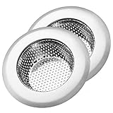 Vineco Spülenfilter aus Edelstahl, 2 Stück (7,2 cm)