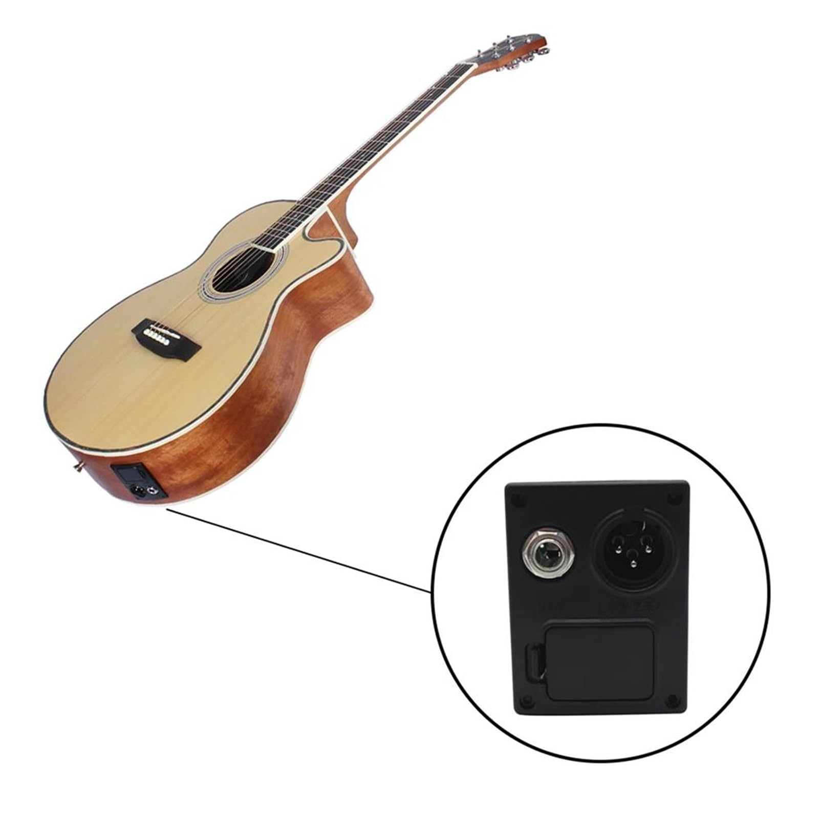 Pickup Per Chitarra Pickup Per Chitarra Acustica Classica A 5 Bande Accessori Per Strumenti Musicali Equalizzatore Preamplificatore Con Volume Medi Alti Bassi