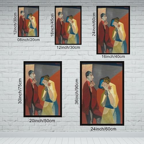 Impression sur toile Robert Colquhoun cadre suspendu salon vide - 2