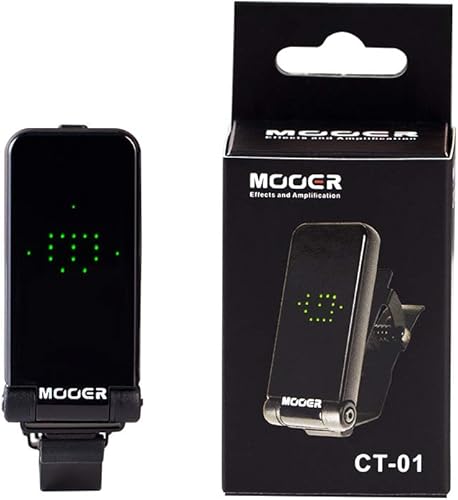 Miniatura 3 de MOOER Sintonizador de clip Afinador de guitarra eléctrica Afinador de guitarra bajo Sintonizador de guitarra acústica Sintonizador cromático Todos