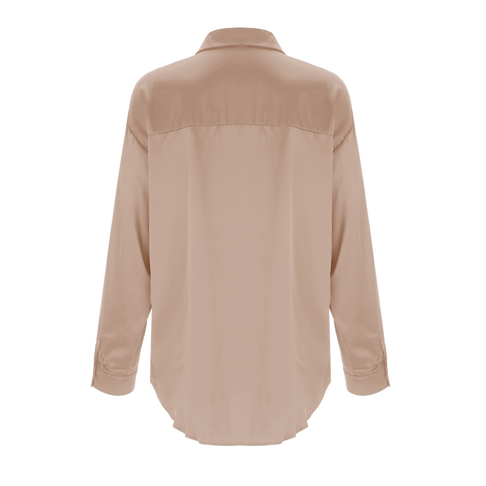 Genérico Blusas De Mujer Elegantes Blusa Top Casual Camisa Sueltas Holgado T Shirt Informal Túnica Transpirable Slim Fit Tallas Grandes Camiseta Cómoda