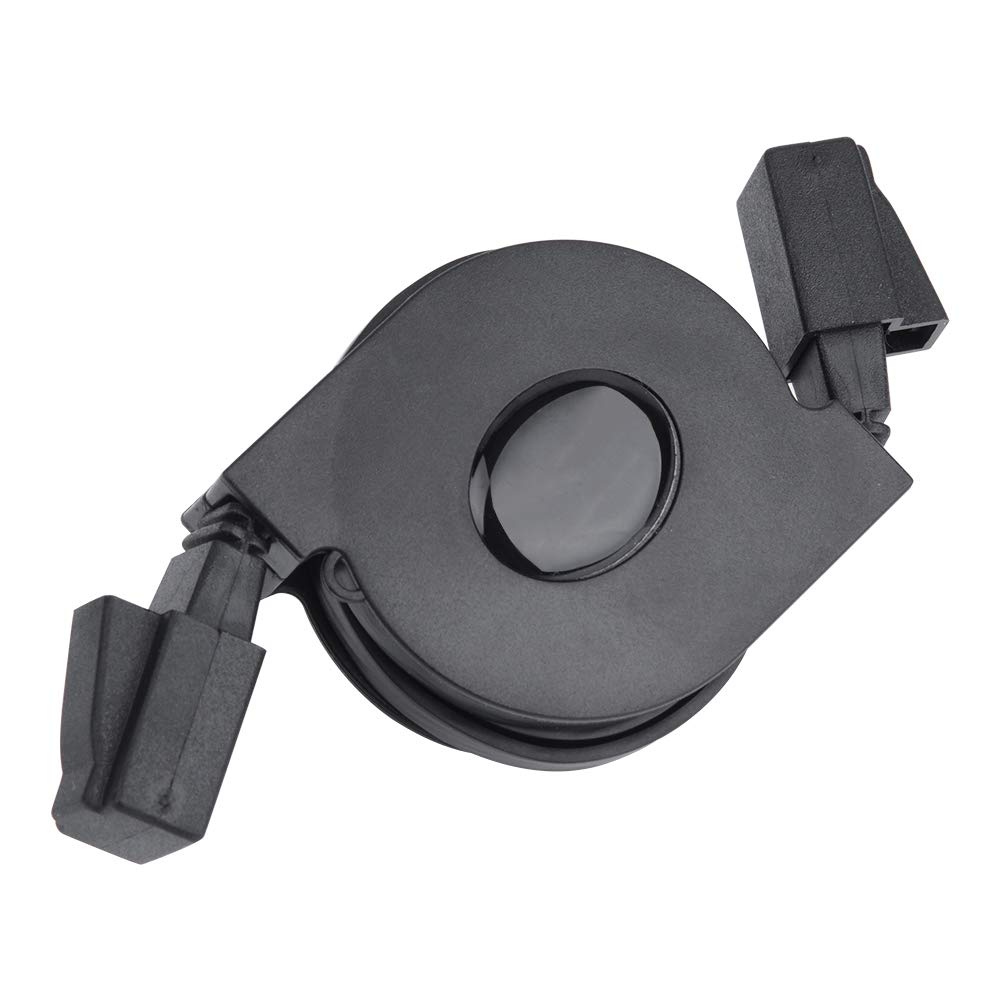 10 szt. Przedłużacz Kabla Sieciowego CAT6 Ethernet, Regulowana długość 2 M, Zwijany Przewód Sieciowy CAT6 RJ45 Lan, Obsługuje prędkość Transmisji do 1000 Mbps