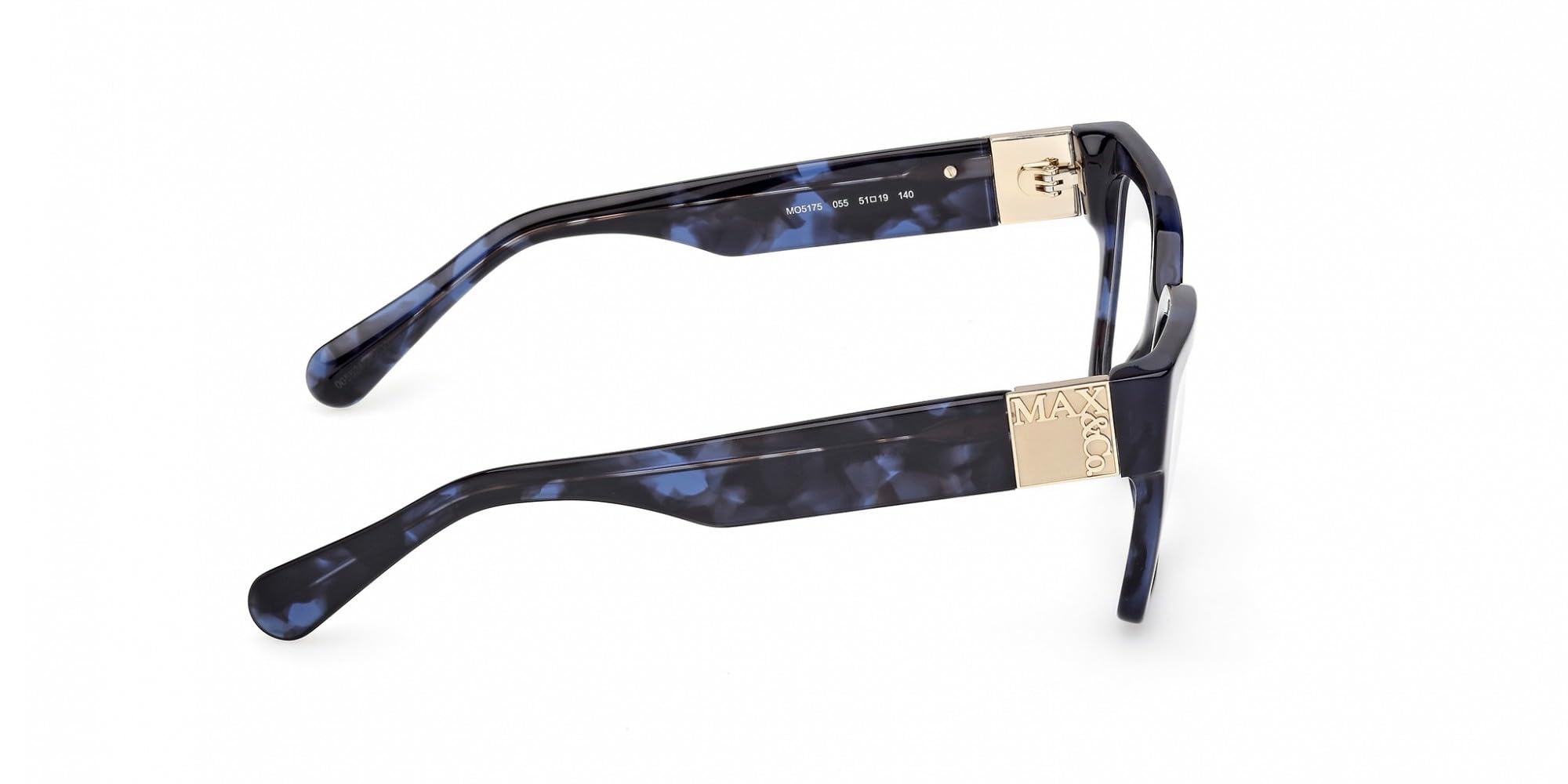 Max&Co. Damen Brille mit Sehstärke Rechteckig | Gefertigt aus Azetat, optional mit Sonnenbrillentönung oder Blaulichtfilter, inklusive Brillenetui