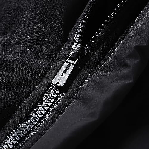 Mens Hooded Puffer Coat Long Warm Winter Jacket Thicken Padded Coats Thicken Down Jackets Full Zip Warm Jacket4