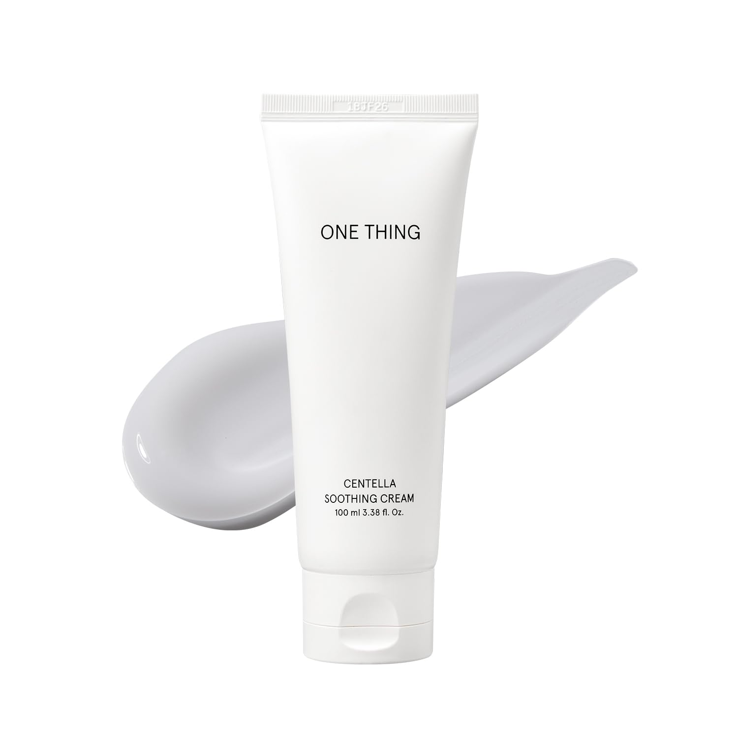 ONE THINGCentella Soothing Cream 3.38 Fl Oz | CICA Beta Glucan Hydrating Calming Facial Vegan Moisturizer for All, Sensitive Skin Types, Barrier Redness Irritation Relief | Korean Skin Care