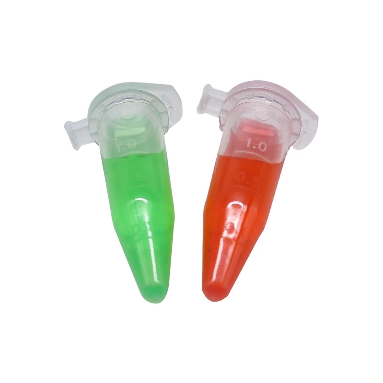MENGKE 500PCS Pcr Micro Centrifuge Tube 0.2ml 0.5ml 1.5ml 2ml Snap Cap Plastic Test Tube Laboratory Centrifuge Tubes With Scale(0.5ml transparent)