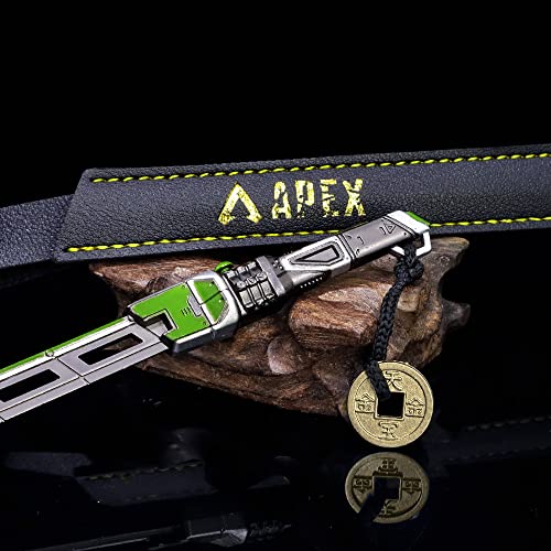 Vxaaaz 8.66'' Apex Games Crypto Heirloom Biwon Blade Metal Data Knife Keychain Pendant Action Figure (Classical) #TOP6