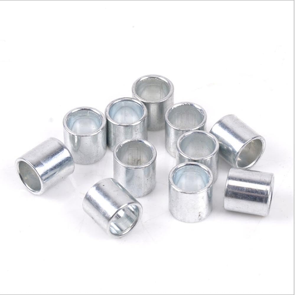 TECKEEN 10Pcs Scooter Wheel Sport Skateboard Bushed Bearing Spa·cer Metal Bushing Spare Part Accessory