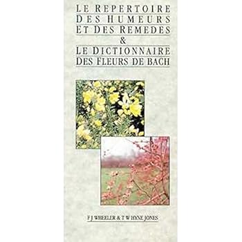 Paperback Répertoire humeurs fleurs de Bach [French] Book