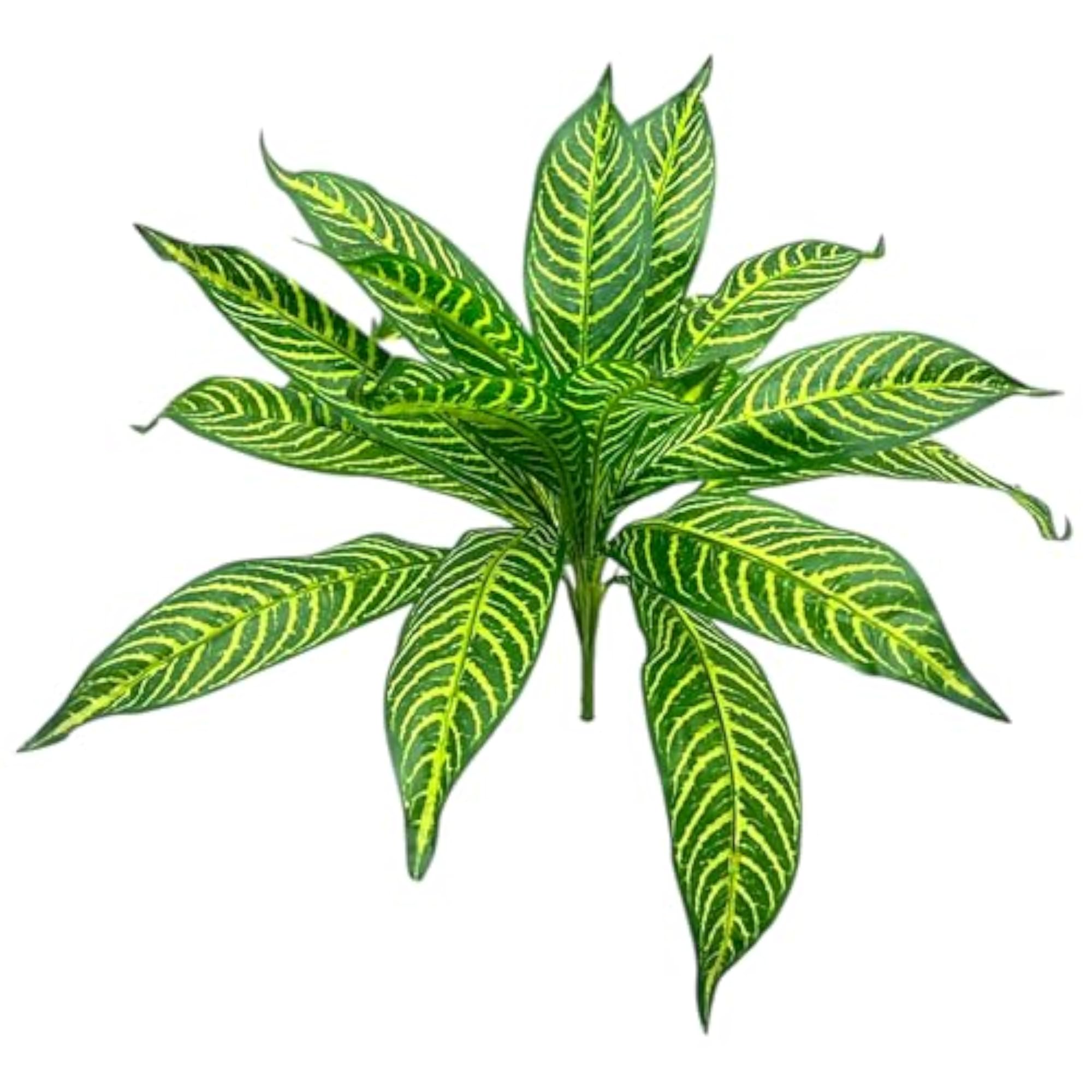 Artificial Plants Without Pot, Fake Plastic Plants for Home Decor