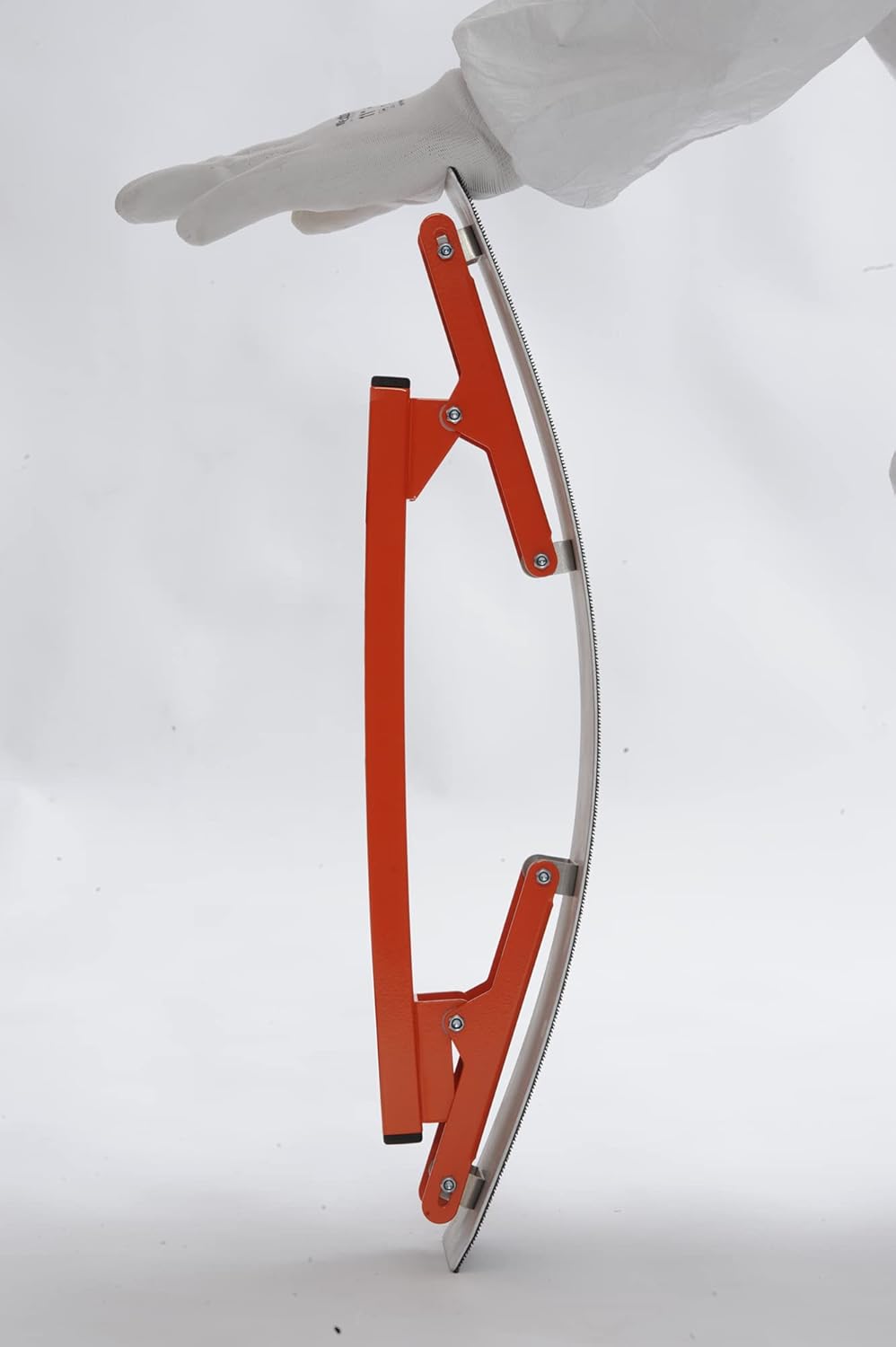 Hand-held flexible sanding board, block Flexisander for sanding curved surfaces with fastening system; vehicle body repairers, shipbuilders, composite and woodworking, cars (22 x 4.5 inches)