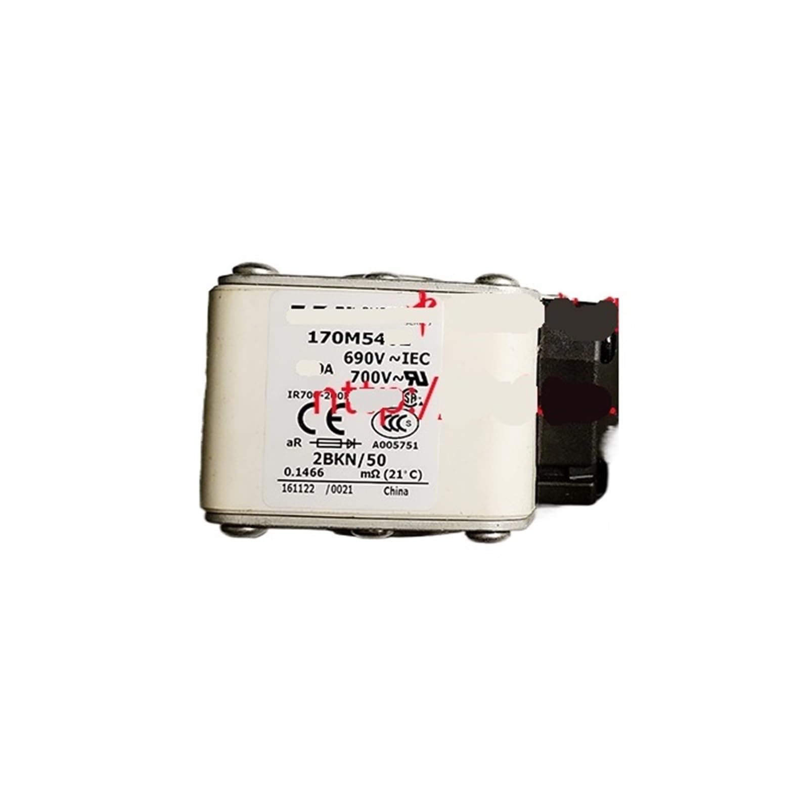 Fusible 170M5461 contre les courts-circuits destructeurs de semi-conducteurs