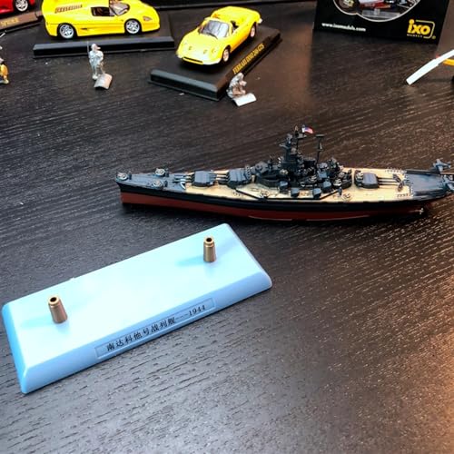 Model Ship Model Die-Cast Battleship Model 1:1000 Battleship Warship WWII Ships For South Dakota Alloy Miniature Decorative Static Finished Ship Model With HD Display Case Adult Collection Office Desk - Image 5