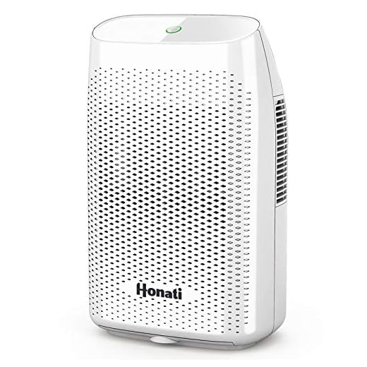 Home Dehumidifier, 2500 Cubic Feet (269 sq ft) 2000ml Ultra Quiet Small Portable Dehumidifiers with Auto Shut Off for Basement, Bathroom, RV, Office