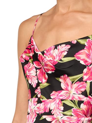 Robe à volants Anne Klein avec col bénitier élégant - 3