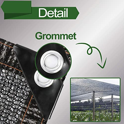 Bâche d'ombrage haute durabilité 5x6 m avec œillets renforcés - 6