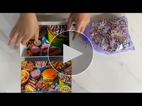 Amazon.com: 500 Piece Puzzle for Adults, Hamburger Jigsaw