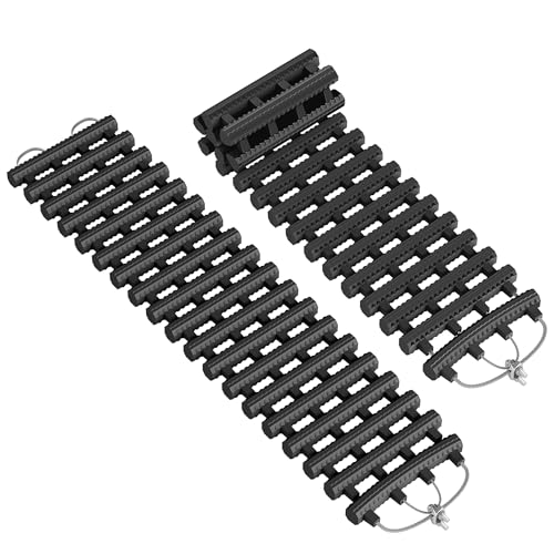 2 Stück Anfahrhilfe 7 Tonnen – Traktionsmatten Für Sand, Schnee & Schlamm, Mit Tragetasche, Für Auto, SUV & Wohnmobil